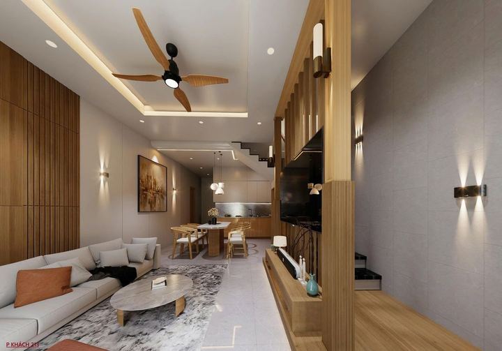 3-story house for rent. Kiệt Điện Biên Phủ, Thanh Khê. Area: 56m² x 3 floors. 3 bedrooms. 3, photo 1