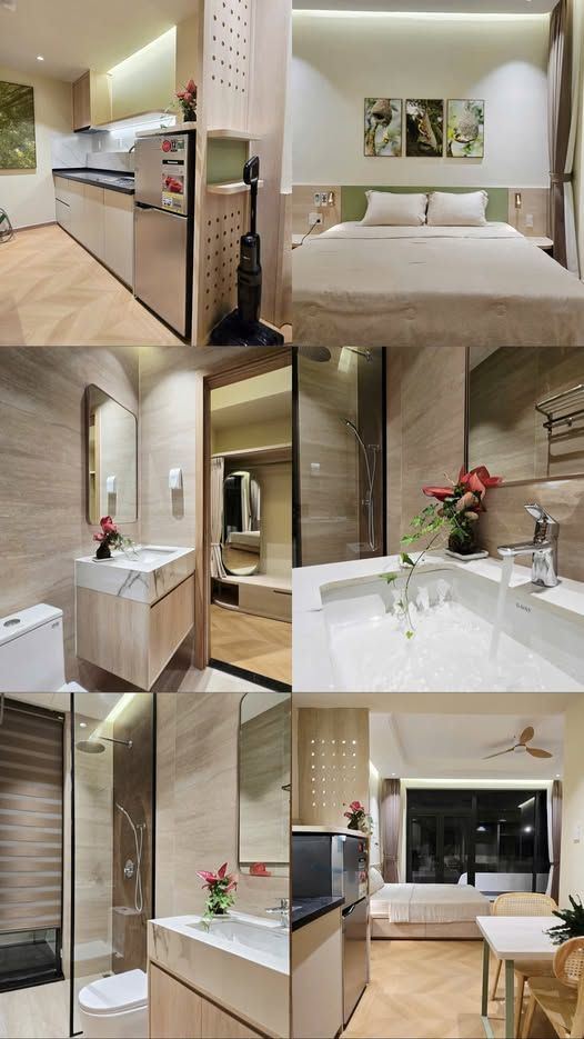 Studio Apartment. Vu Trong Phung, Da Nang. 13,000,000 VND (~$500 USD)/month. Balcony. Cleaning, photo 1